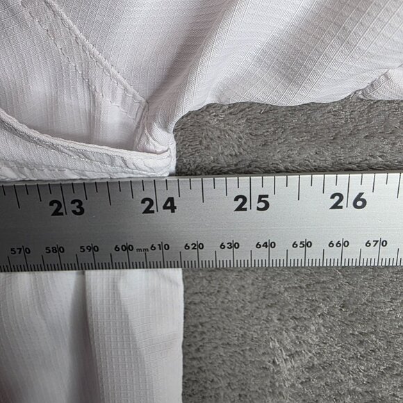 Mens Stillwater Supply Co White Fishing Shirt Vented Short Sleeve Button Up L - Picture 6 of 8